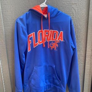 Small Florida state gators blue hoodie in excellent condition embroidered